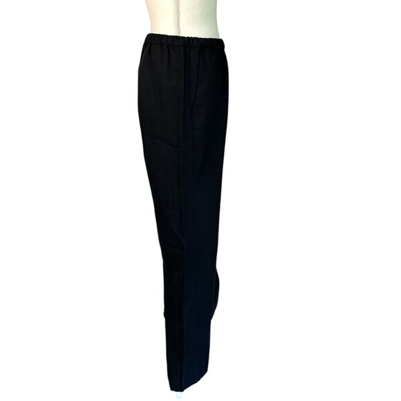 Enza Costa Everywhere Pants in Black 1 Small New Womens Relaxed Trousers - Picture 6 of 14